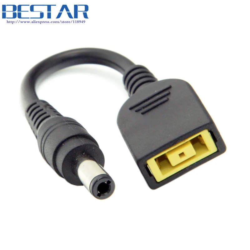 

DC 5.5*2.1mm DC Plug to Rectangle Female Charger Power Cable connector Adapter Adaptor for Tablet & Laptop