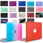 Матовый Жесткий чехол для ноутбука Apple MacBook Air Pro, Retina 11, 12, 13, 15, Air 13, Pro 13, 15 дюймов с сенсорной панелью