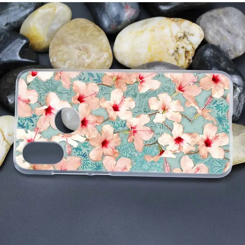 Для Xiao mi Red mi Note 7 Go 6 6A Pro S2 5 Plus 4X mi Play 8 lite A2 A1 Прозрачный жесткий пластиковый чехол Datura с цветочным принтом, мандалой и цветами