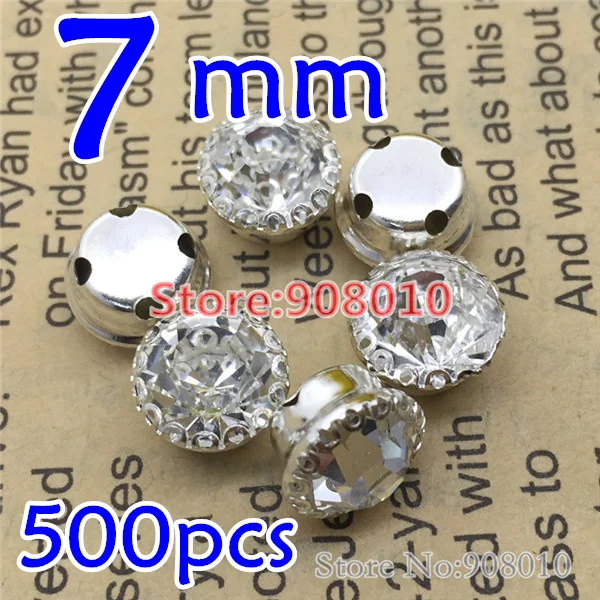 144 шт. высококачественные прозрачные стразы с одним кружевом 6 мм 7 8 10 мм|sew on|sew on