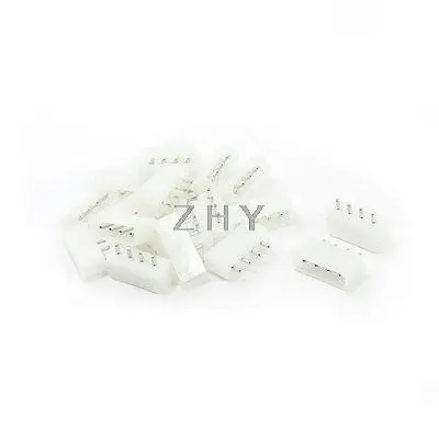 White Plastic Shell 5.08mm 250V 5A 4 Pin Power Plug Module 20pcs | Обустройство дома