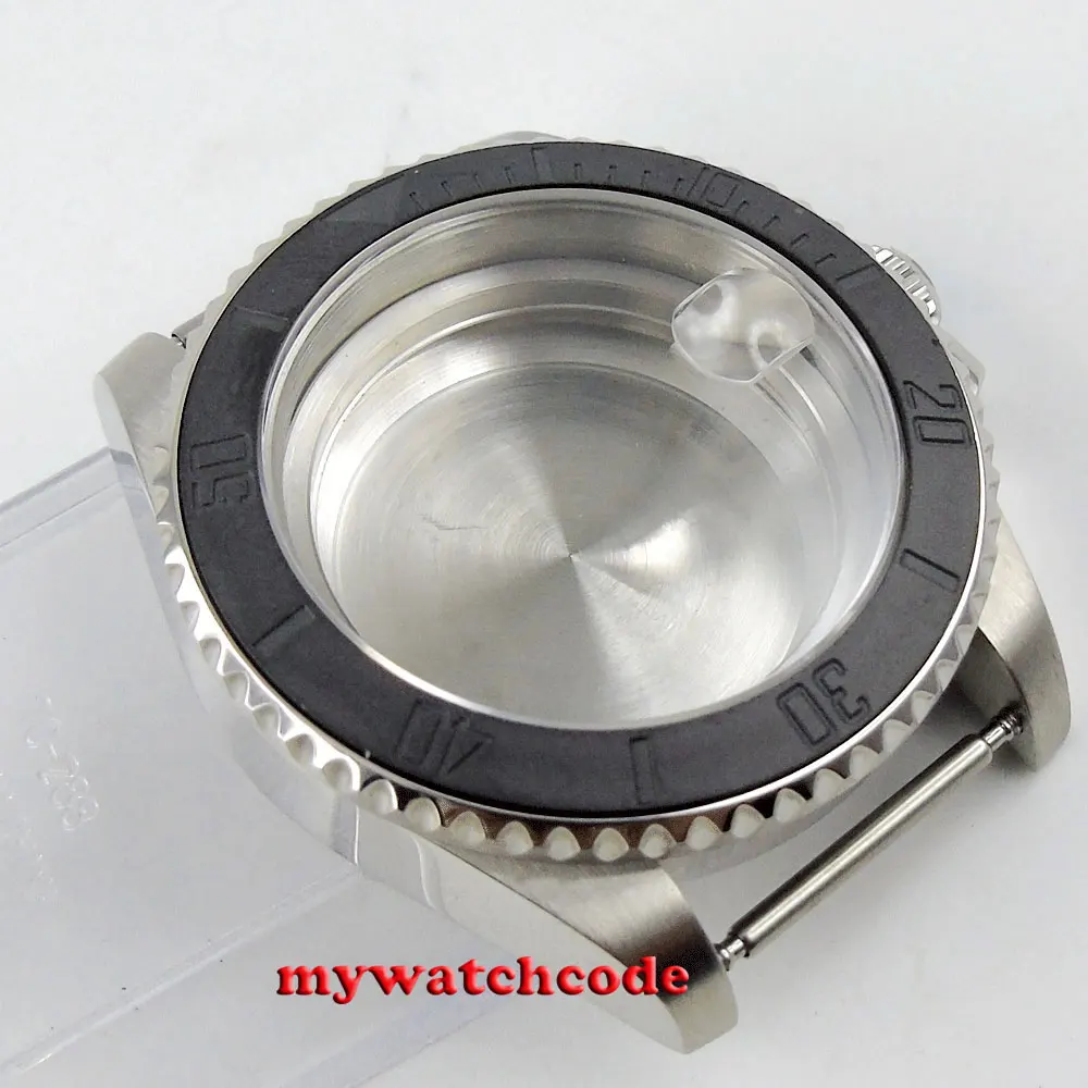 40 мм сапфировое стекло матовая керамическая рамка чехол для часов подходит 2824 2836