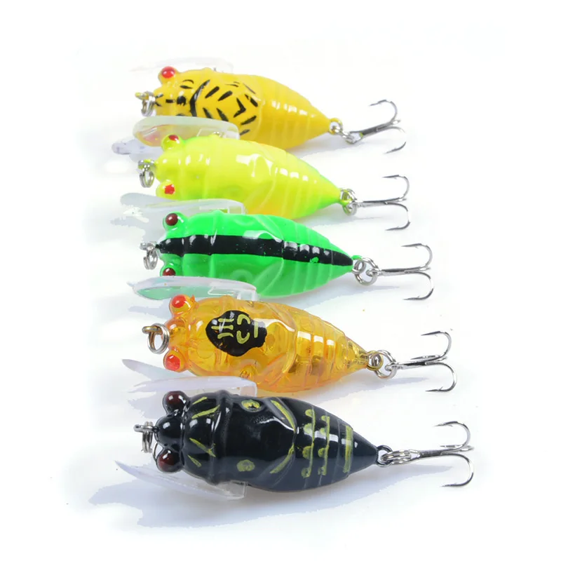 YUEWINS приманка для насекомых рыболовная джиг искусственная Цикада 50 мм 6 4 г воблер