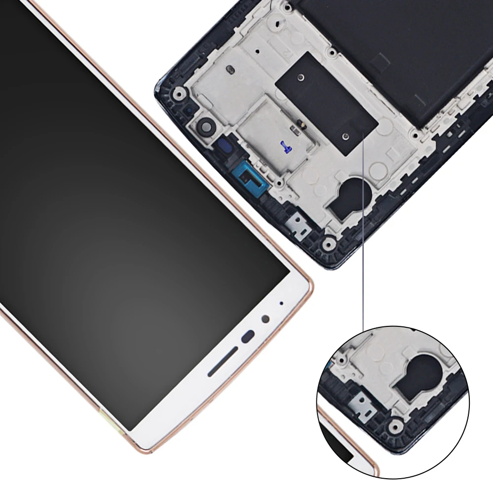 Sinbeda 5 ''LCD для LG G4 LCD дисплей H810 H811 H815 VS986 сенсорный дигитайзер сборка Рамка