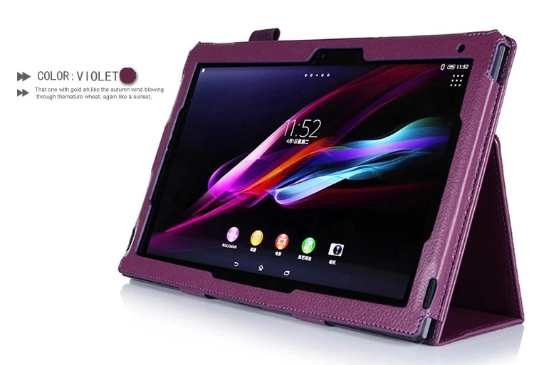 Флип-чехол из искусственной кожи для планшета sony Xperia Tablet Z Z1 10," SGP311 SGP312 SGP321 защитные кейсы-оболочки