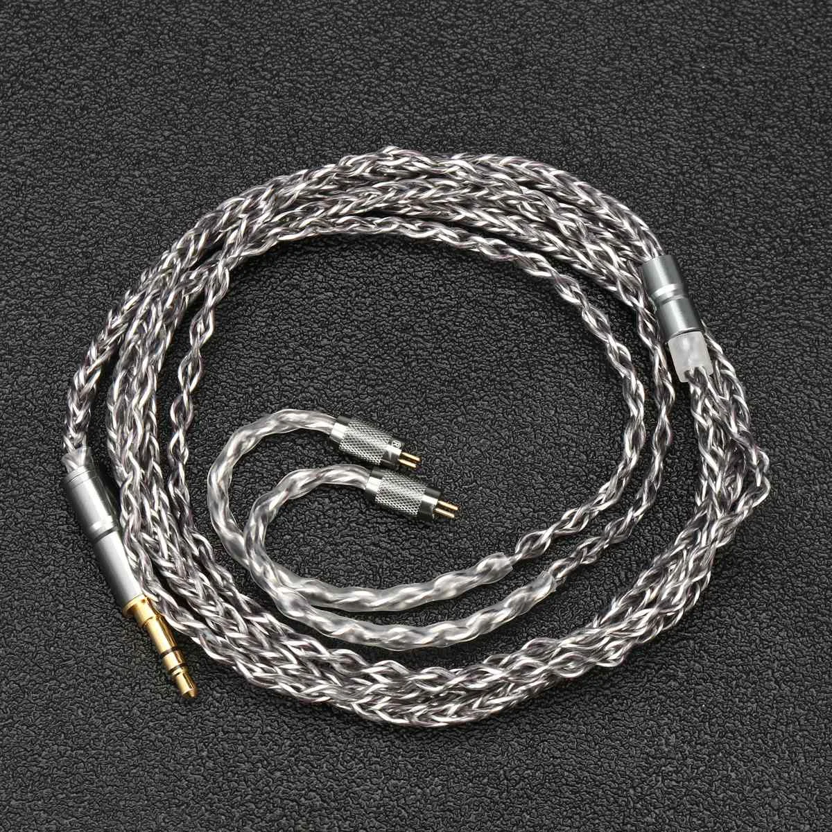 BGVP 400 провод OCC HiFi кабель для DM6 DMG DMS монитор наушники MMCX 0,78 мм наушники для меломанов кабель для наушников DIY - Цвет: 3.5mm 0.78 pin
