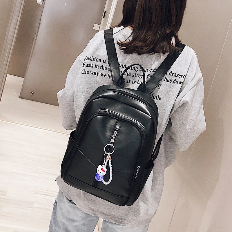 Женский кожаный рюкзак Sac a Dos повседневный на плечо для путешествий 2019 | Багаж и