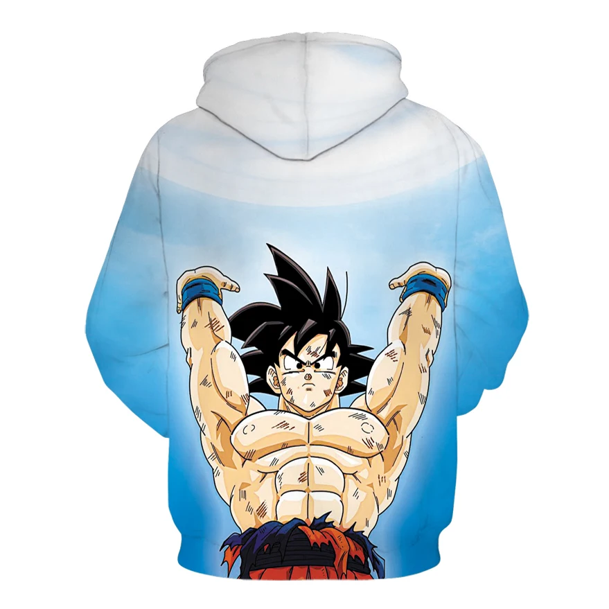 Новинка женские толстовки с драконом толстовка длинным рукавом Супер Saiyan Goku series