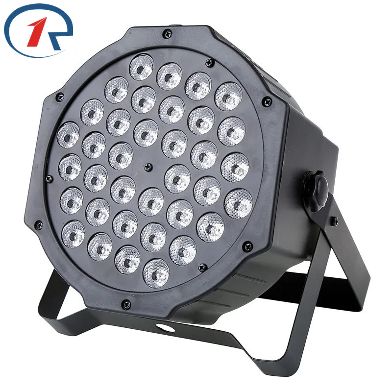 ZjRight 36x1W RGB Led par свет красочный DMX512 мастер раб плоский DJ контроллер Дискотека