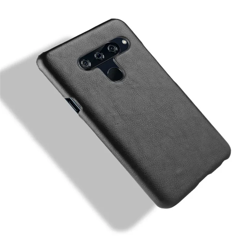 Для LG V40 ThinQ чехол для телефона 6 4 дюймов Роскошный PU кожаный Личи ударопрочный V 40
