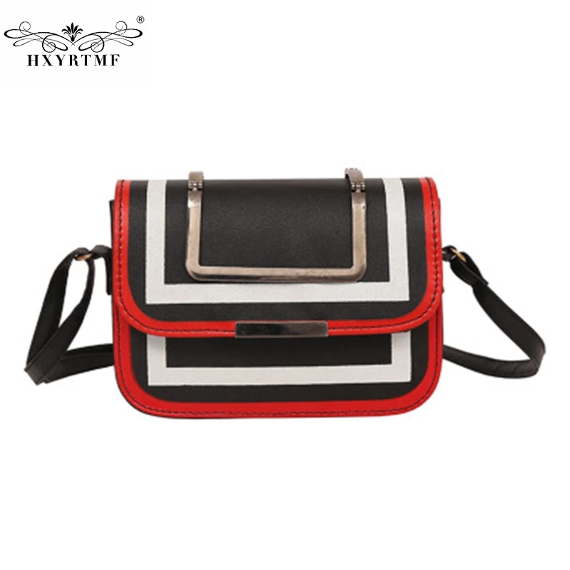 New Fashion Women's Shoulder Bag Versatile Satchels Casual Female Crossbody Bags PU Girl's Totes Cover Solid Hard Flap | Багаж и