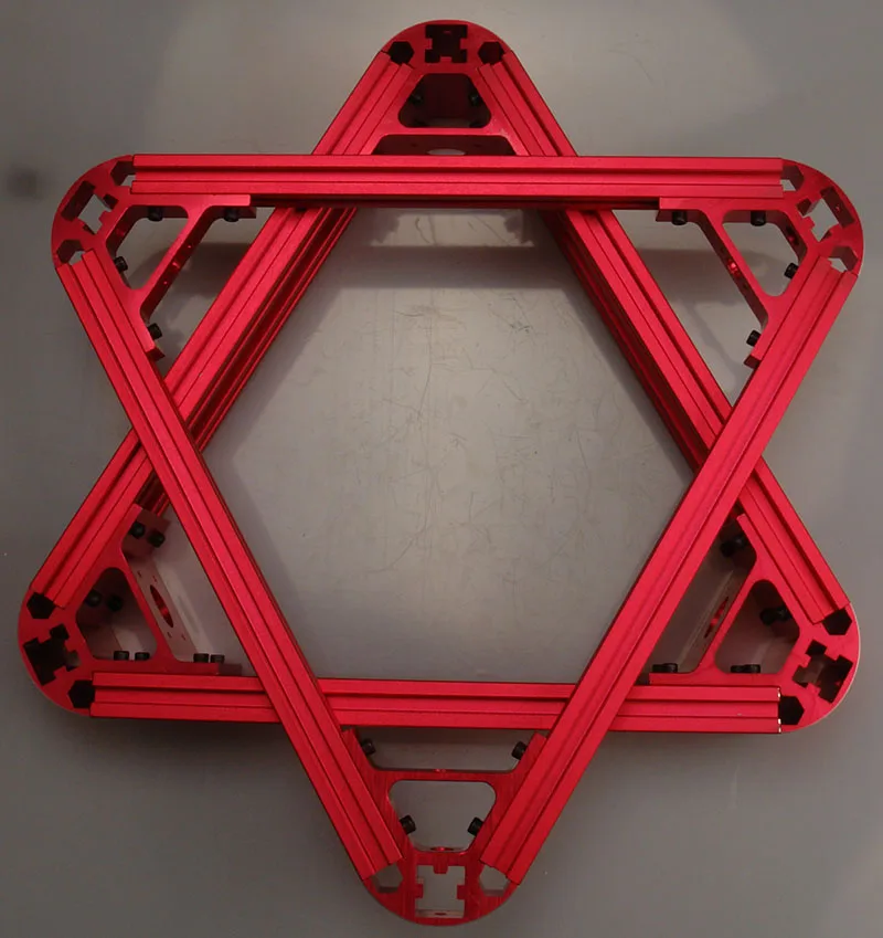 Рамка косселя Reprap для алюминиевого профиля, угловая арматура из алюминиевого сплава, набор углов, красочный синий оранжевый красный золотой