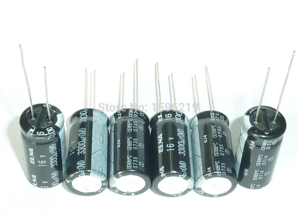 50 шт. 3300 мкФ 16V ELNA Япония RJ4 серия 12 5x25 мм 16V3300uF аудио конденсатор | Электронные