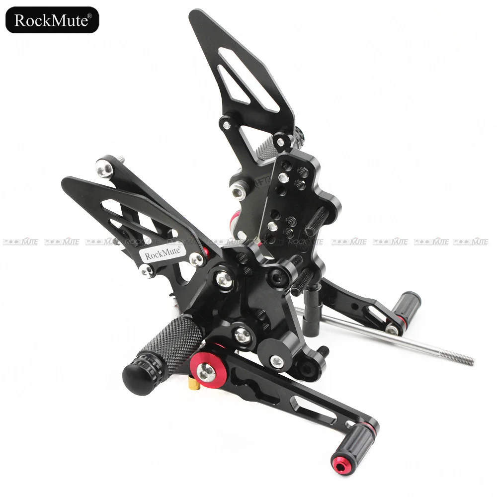 Мотоцикл Rearsets для Kawasaki Ninja 300/EX300 Z300 2013 2017 регулируемая подножка рычаг