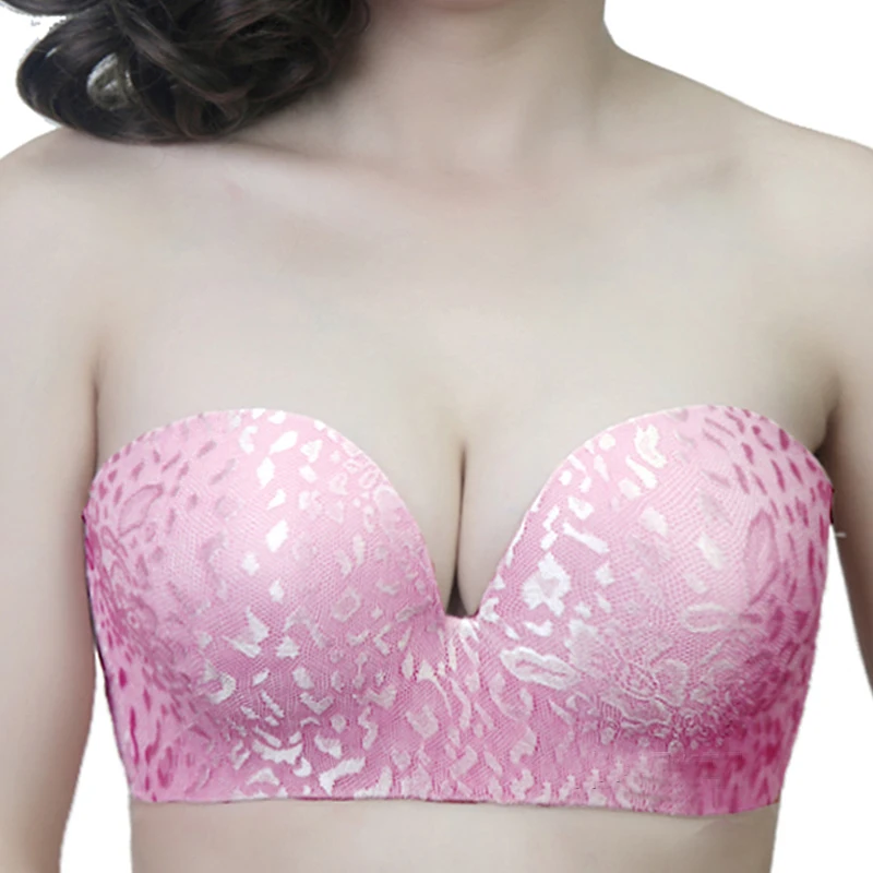 Бюстгальтер женский бесшовный на косточках пуш-ап с эффектом 32 34 36 38 40 42 44 B C D 1/2 |