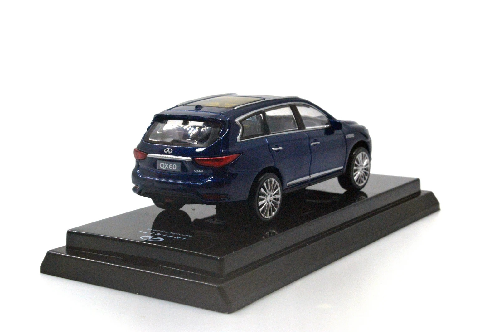 Модель Paudi 1/64 1:64 1 64 масштаб Infiniti QX60 2017 Синий литой игрушечный автомобиль
