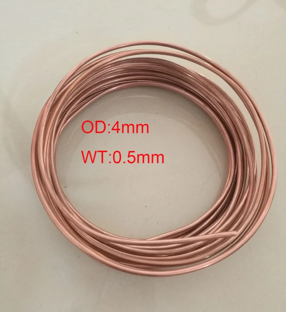Наружный диаметр около 4 мм медная трубка для ремонта кондиционеров и