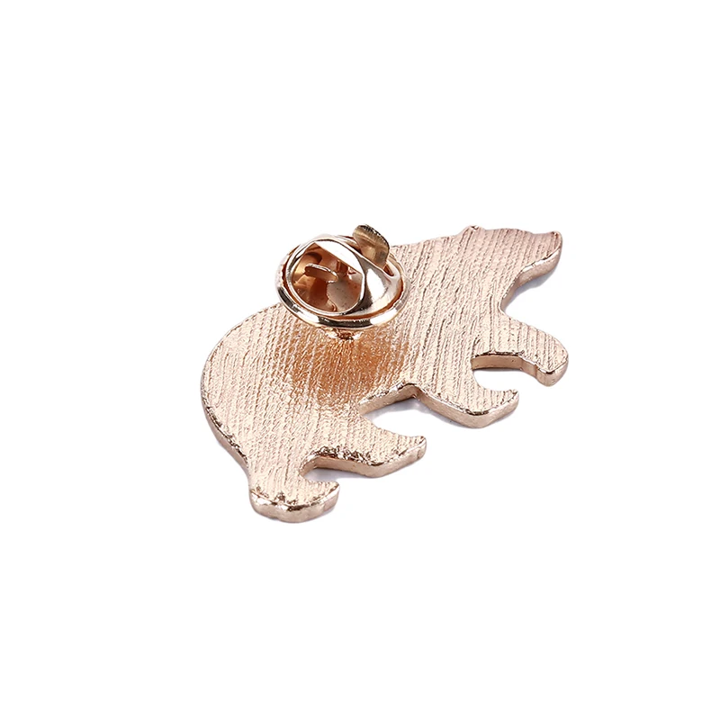 Мультяшный цветок медведь креативная брошь из сплава одежда рюкзак украшение