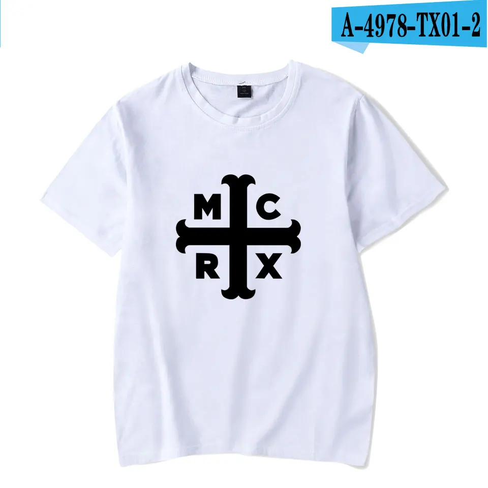 white My Chemical Romance футболка s крутая модная летняя футболка s мужские и женские футболки Повседневная футболка унисекс футболка с коротким рукавом топы - Цвет: white