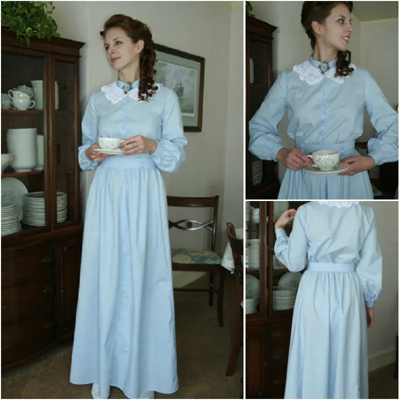 

HIstory!Customer-made Victorian dress 1860s Civil war Dress Scarlett Theater Costume Halloween Renaissance Dress V-506