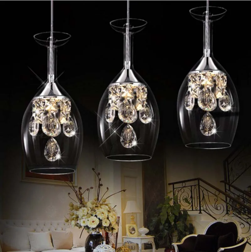 Простой четкого современного светодиодный дешевое вино стекло с украшением в