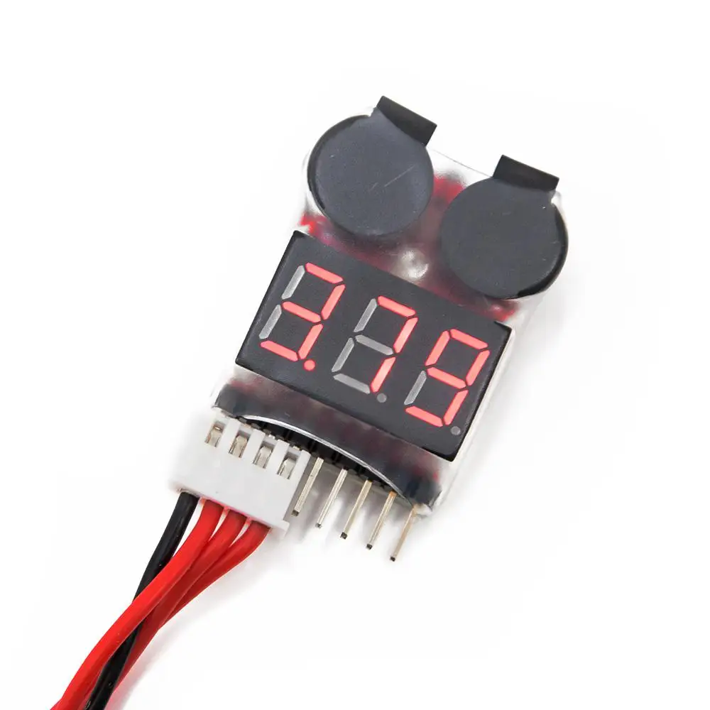 HOBBYMATE 1 8S Lipo тестер напряжения батареи/сигнал тревоги низкого напряжения/проверка
