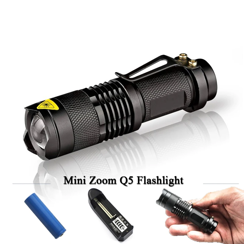 Мини XML светодиодный фонарик с зумом 2000 люменов прожектор Lanterna использовать 14500
