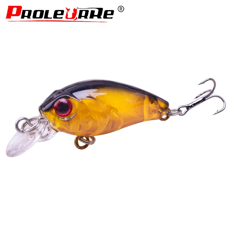 

9pcs/lot Fishing Lures set 4.5cm 3.5g Minnows Artificial Crank Lure Wobbler Bass Laser Fish TopWater Swim Fishing Bait kit