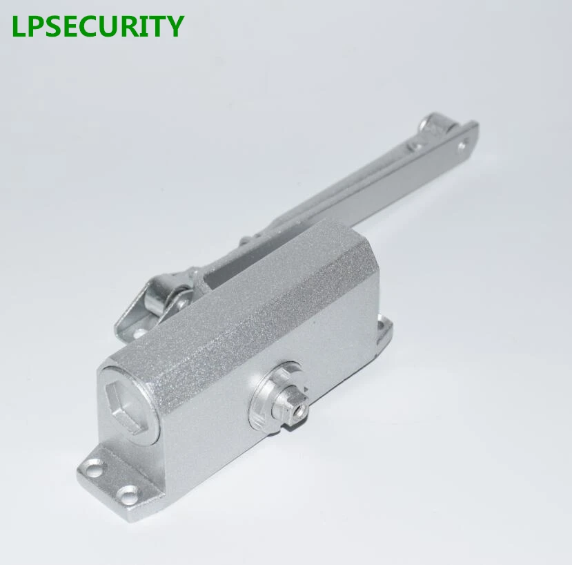 LPSECURITY мостовой Дверной доводчик для двери весом от 25 кг до 45 кг с аварийной шириной двери от 500 до 800 мм 051