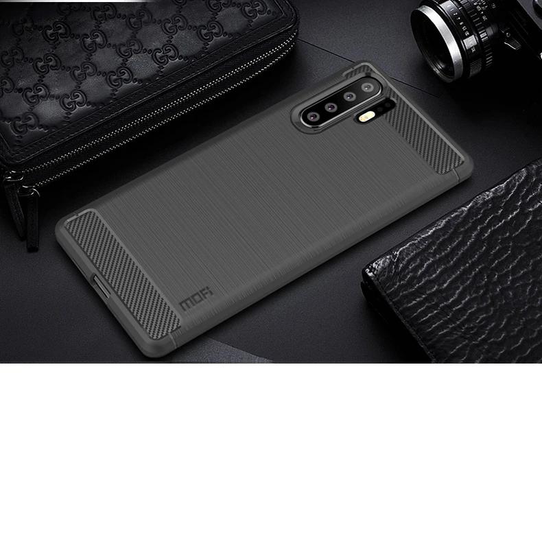 Оригинальный чехол для Huawei P30 Pro MOFi Серии ShenDu из углеродного волокна и силикона