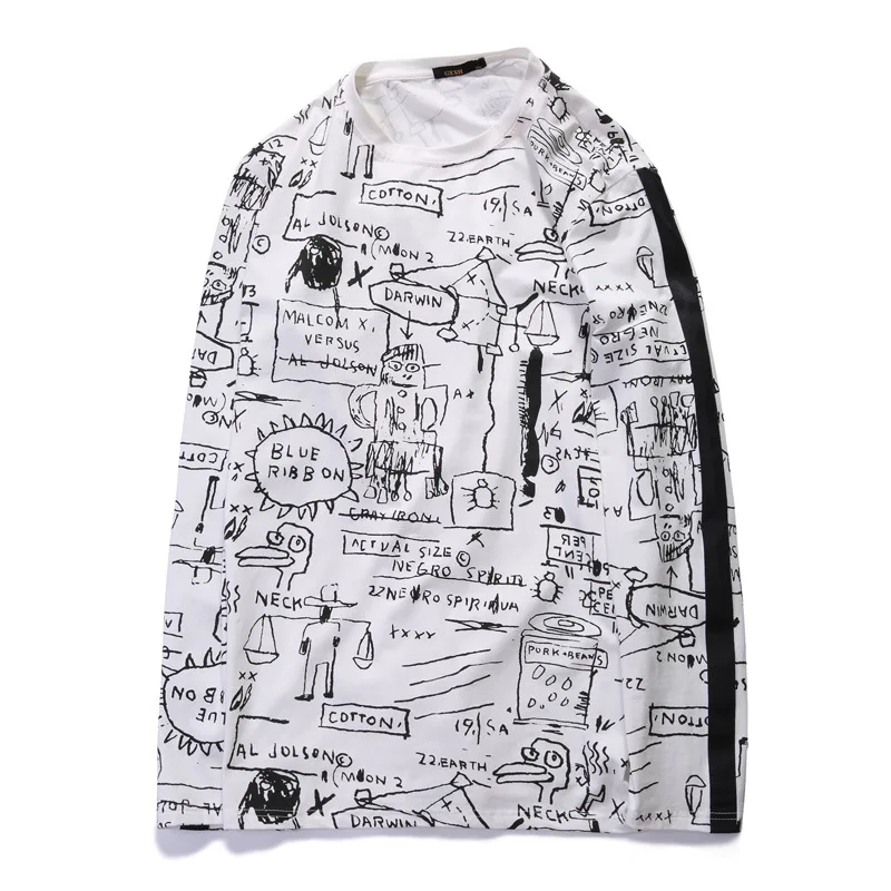 GXXH, осенняя новинка, Мужская трендовая Футболка, большой размер xxl, 5XL, 6XL, 7xl, стиль граффити, принт, Мужская футболка, больше размера d, футболка для больших и высоких мужчин