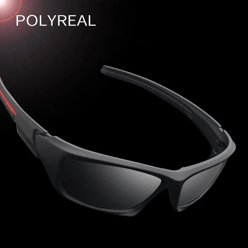 POLYREAL спортивные поляризованные солнцезащитные очки Для мужчин женщин УФ защита