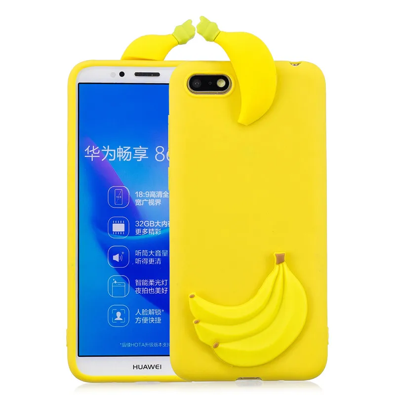 J 3D Милый Панда Единорог кактус силиконовый чехол для телефона на Fundas huawei Y5 /Y5 Prime /Honor 7S чехол для женщин и детей - Цвет: J