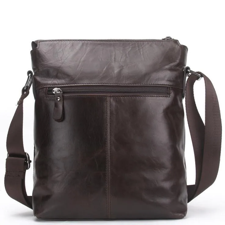 Модные Для мужчин сумка из натуральной кожи одного плеча кожа |