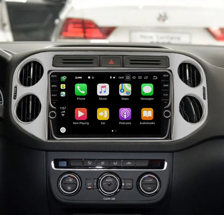 " 4 ram 64 rom Android 8,1 автомобильный DVD gps навигационный мультимедийный плеер для VW Tiguan 2010- 32EQ DSP 4G слот для sim-карты опционально