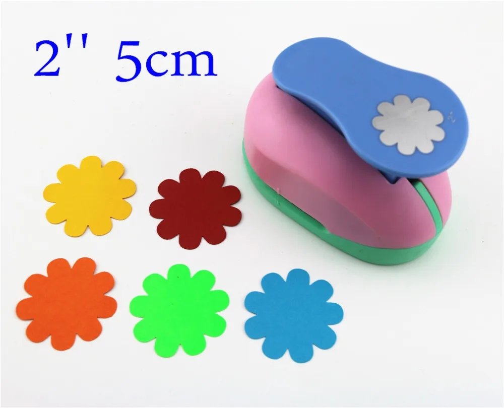 

flower 47mm 2'' craft punch paper cutter scrapbook Embossing device kid child craft tool hole punches S2935-1