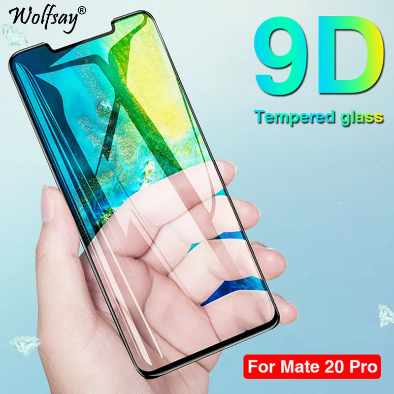 3D изогнутое стекло для Huawei Mate 20 Pro закаленное Защитная пленка экрана премиум