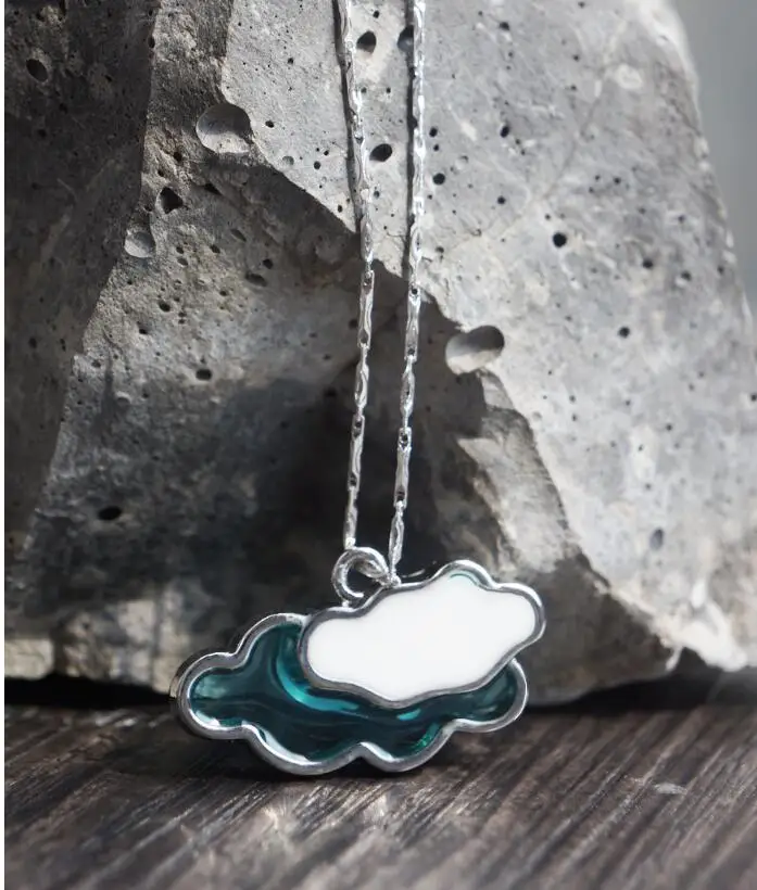 Красивое Ожерелье подвески в металлической оправе для изготовления ювелирных