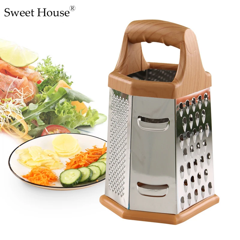 Fruit Vegetable Cutter Graters Shredders And Slicers Potato Carrot Device Flat Coarse Fine Ribbon Kitchen Tools | Дом и сад