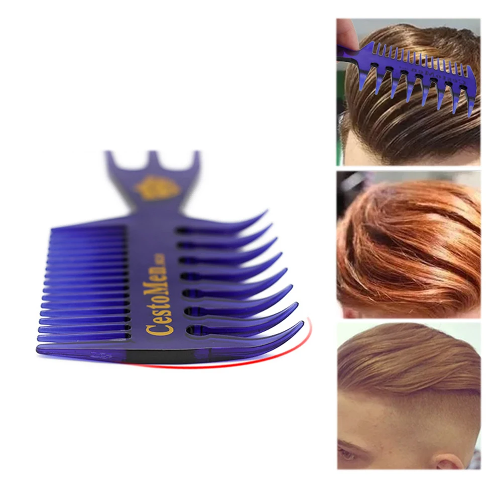 Профессиональная Двухсторонняя щетка с зубчиками расчески для волос
