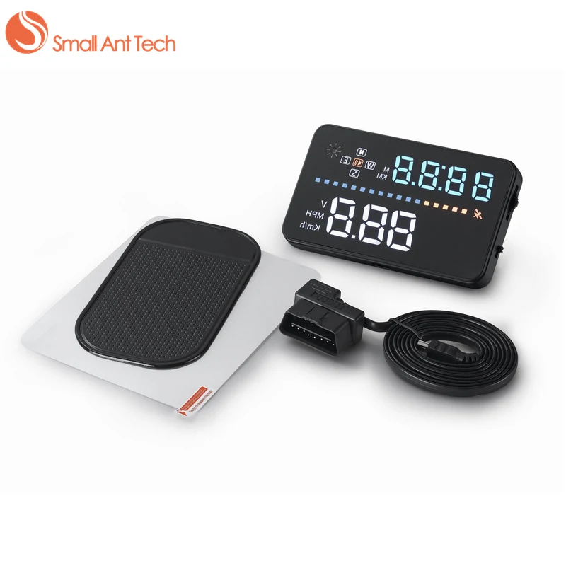 Smallantteach 3.5 &quotOBD2 автомобилей HUD авто Универсальный GPS Head Up Дисплей лобовое стекло