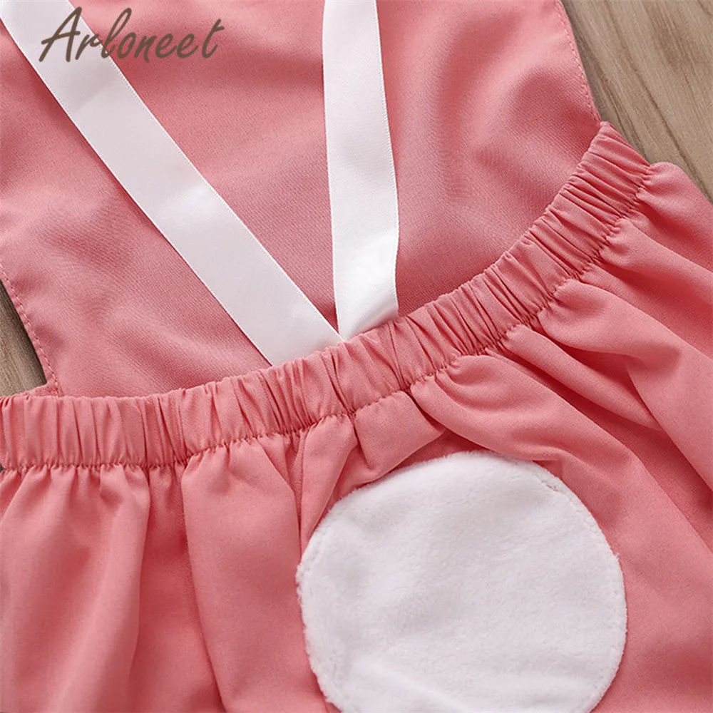 ARLONEET/Одежда для новорожденных девочек комбинезон с кроликом детей милый костюм