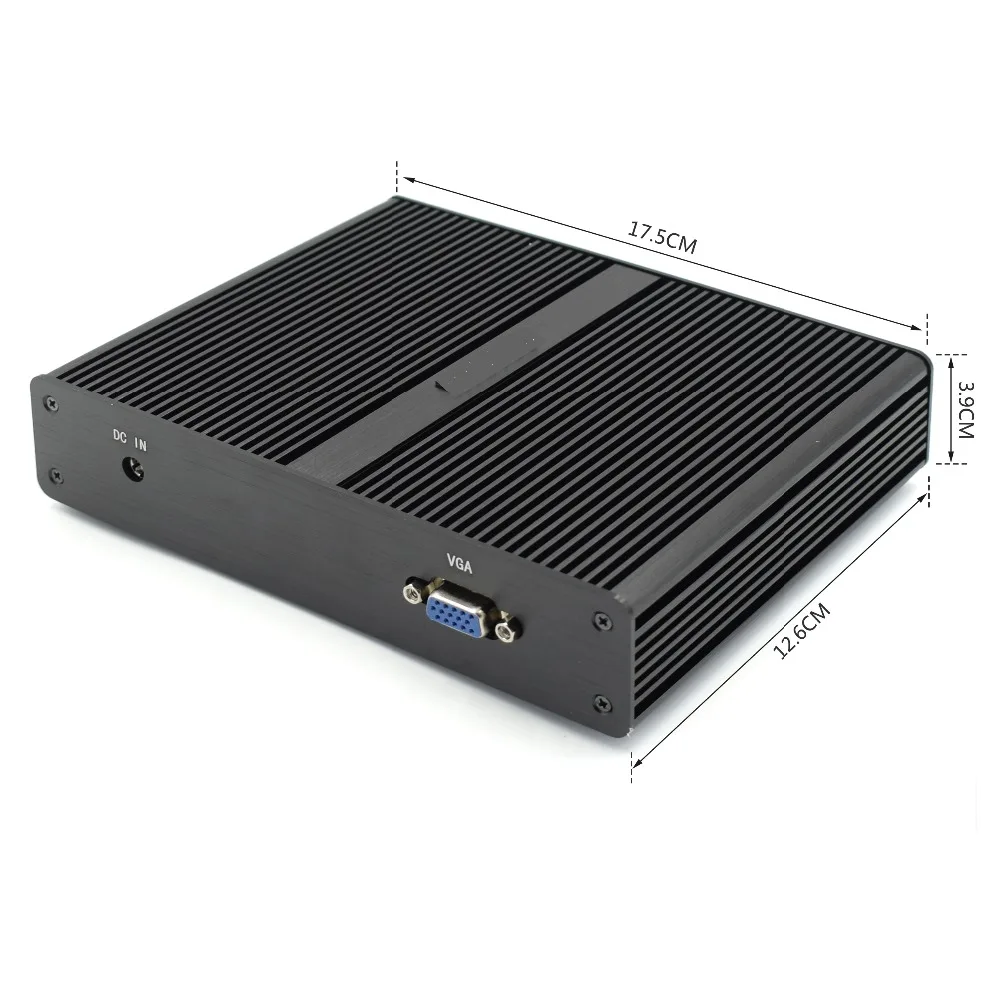 Мини ПК без вентилятора PFsense Intel Celeron J1900 четырехъядерный Windows Linux компьютерный VGA Wi