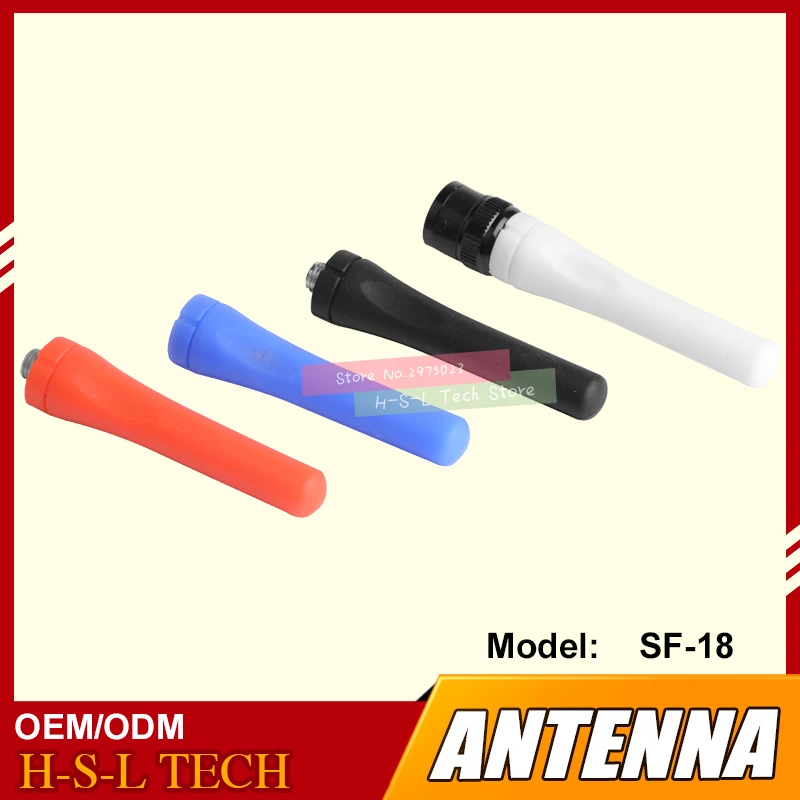 Большая антенна для Walkie-Talkie BNC/SMA 400-470Mhz UHF мини двухсторонняя радио короткая