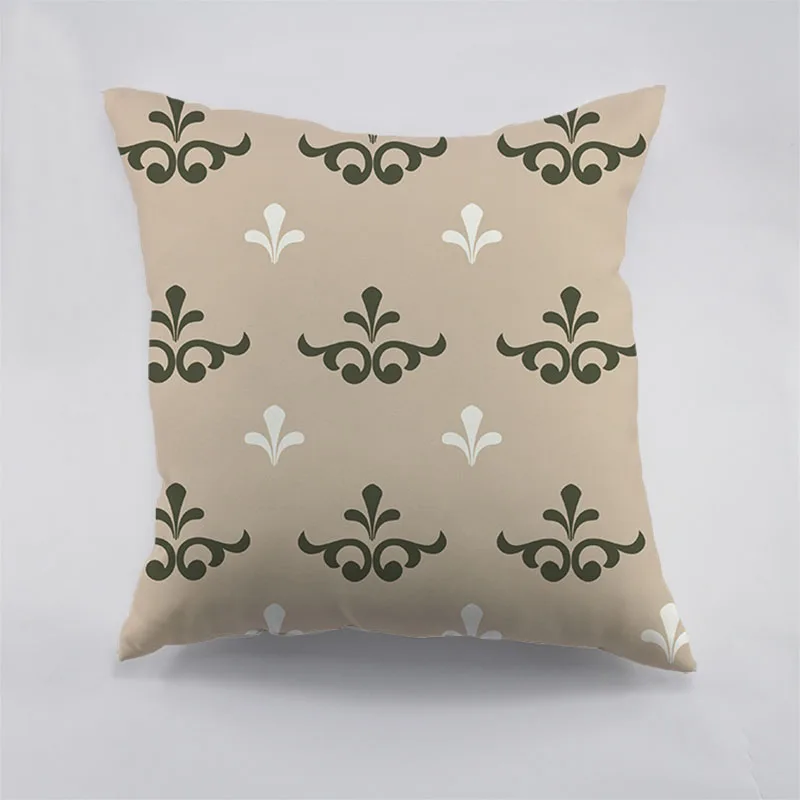 Геометрический принт хлопок наволочка милый котенок шаблон Наволочка