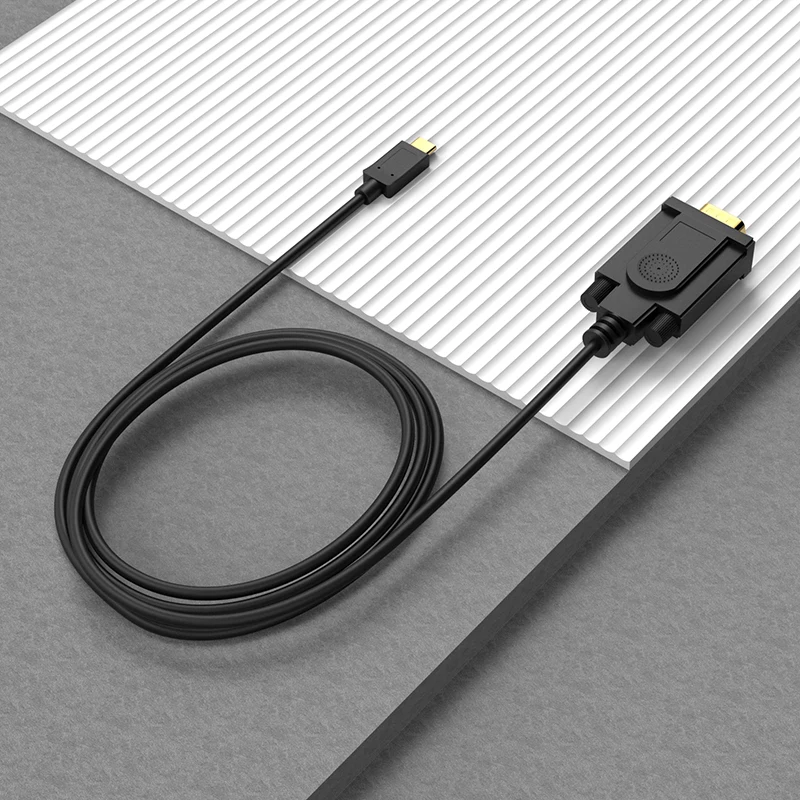 Biaze usb Тип C VGA кабель для Macbook Air Pro 2018 Thunderbolt 3 USB к Кабель адаптер samsung huawei Xiaomi