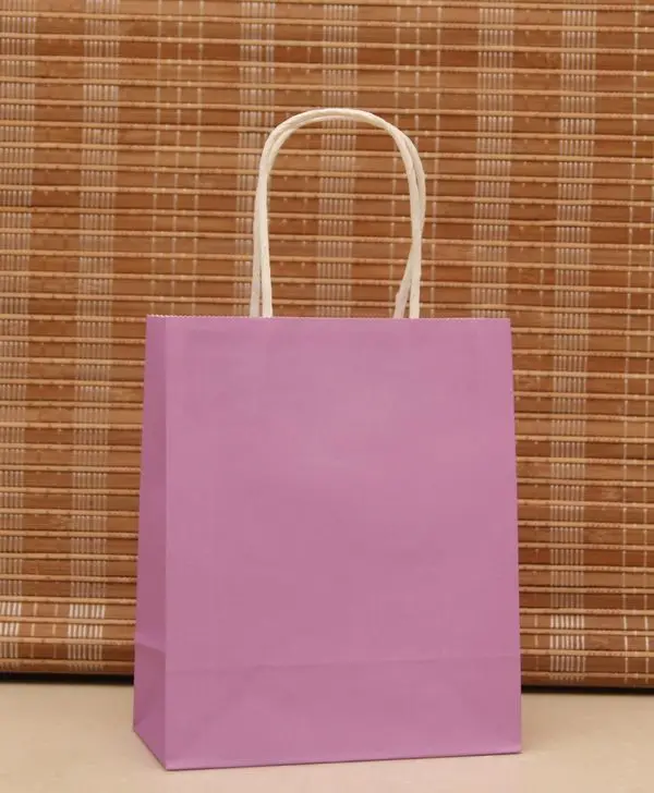 20 шт./лот белая розовая фиолетовая небесно голубая кофейная крафт бумага