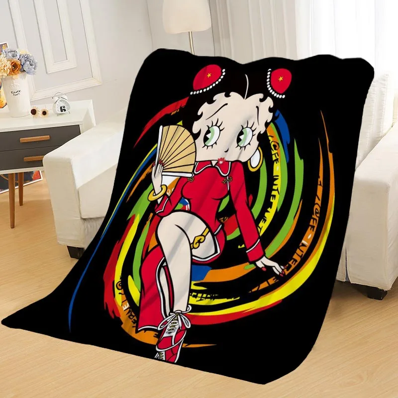 Новое поступление Betty Boop одеяло s печать мягкий сон одеяло на дом/диван/офис портативный дорожный Чехол одеяло