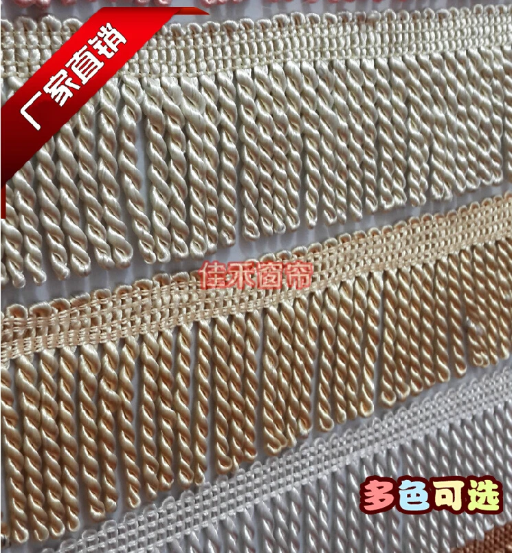 

Декоративные кружевные аксессуары для диванов, шторы с бахромой, аксессуары для рукоделия, кисточка 6 см, 12 ярдов за лот, бесплатная доставка...