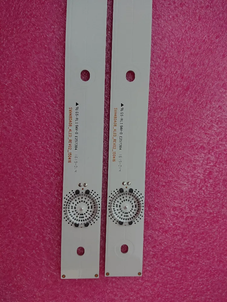 (Новый комплект) 9 шт. SVH480A08 4LED REV02 480 мм Светодиодная подсветка полоса для 48
